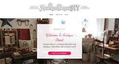 Desktop Screenshot of antiquedepotny.com